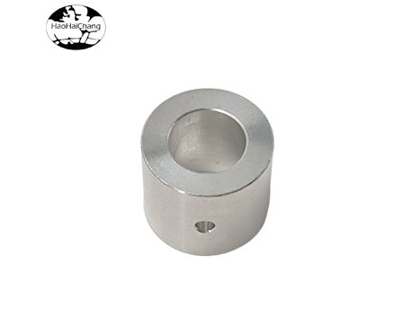 HHC-0606 Custom CNC machining parts Aluminum alloy bushings Cross-hole special-shaped nuts Fasteners