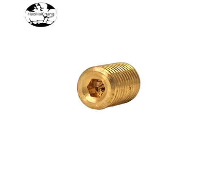 Soquete hexagonal HHC-474 parafuso M4 banhado a ouro