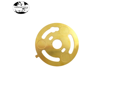 HHC-0633 custom stamping parts Electric heating appliance accessories H65 brass flange Copper gasket