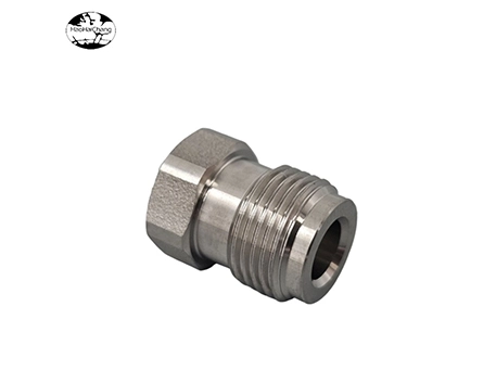 Adaptador roscado de giro CNC de aço inoxidável HHC-1121